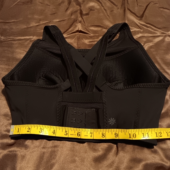 Athleta Gigi High Impact Sports Bra Padded Black SzS(32B) - Picture 7 of 13